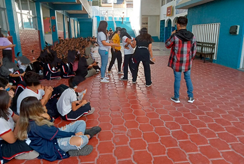 Sensibiliza SESA en Prevención de Adicciones a la población Estudiantil del Colegio Lafayette