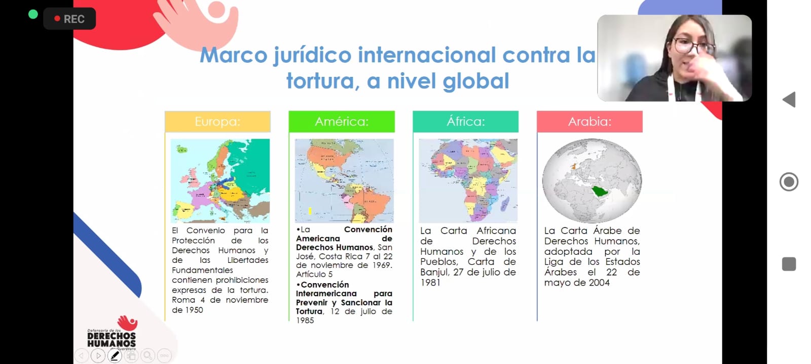 Capacitación a establecimientos en materia de Derechos Humanos