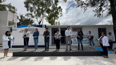 Inaugura SESA Centro Comunitario de Salud Mental y Adicciones El Palmar