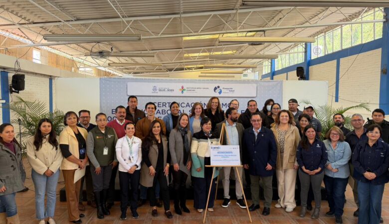 Certifica Secretaría de Salud al Instituto de Artes y Oficios como entorno laboral saludable 