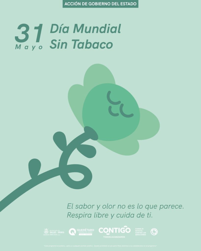 En el Día Mundial Sin Tabaco, invita CECA a buscar apoyo para dejar de fumar
