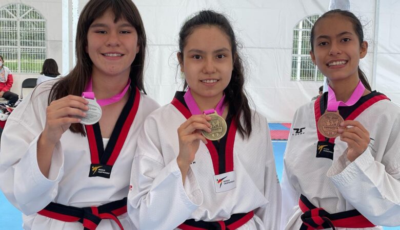 Queretanas suman medallas en Primer Campeonato Nacional Femenil de Taekwondo