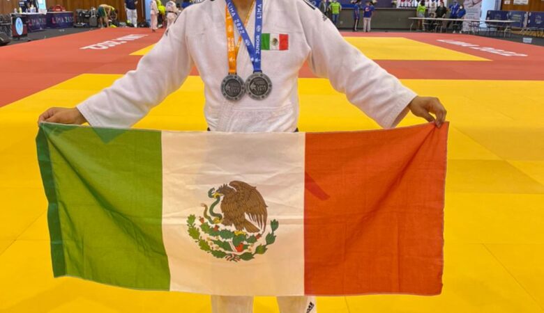 Judoka queretano obtiene 2 medallas de plata en campeonato panamericano