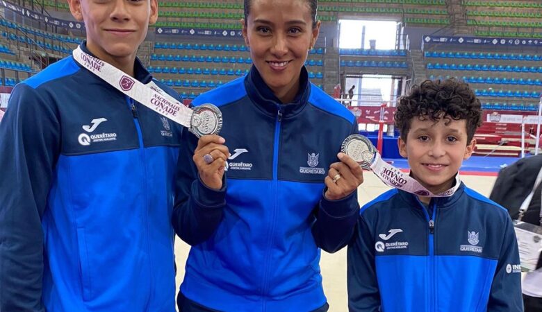 Cinco medallas para Querétaro en gimnasia artística