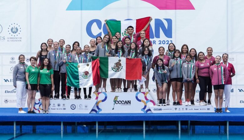 Nadadoras artísticas suben al podio en El Salvador