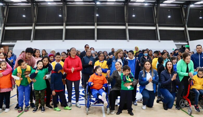 Realizan encuentro deportivo para estudiantes con discapacidad 
