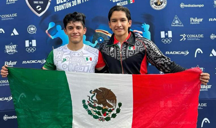 Queretanos ganan mundial sub 22 de pelota vasca en frontón de 30 metros 