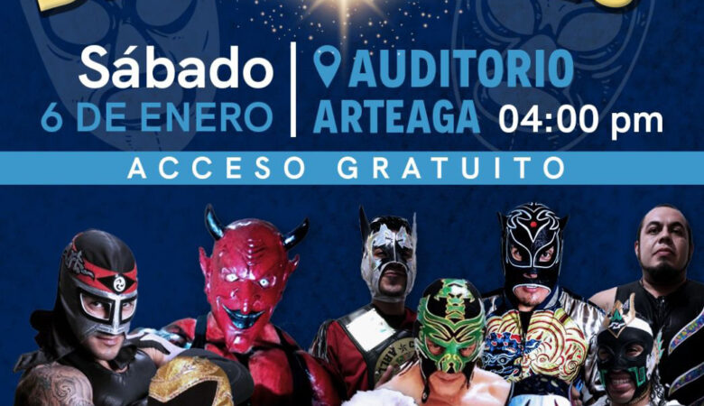 Invita INDEREQ a tradicional función de lucha libre de Día de Reyes 