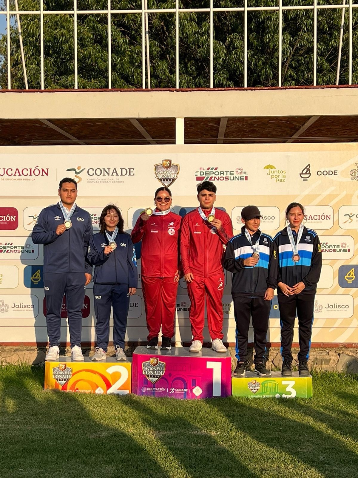 Tiro deportivo de Querétaro cierra con 10 medallas en Nacionales CONADE 2024