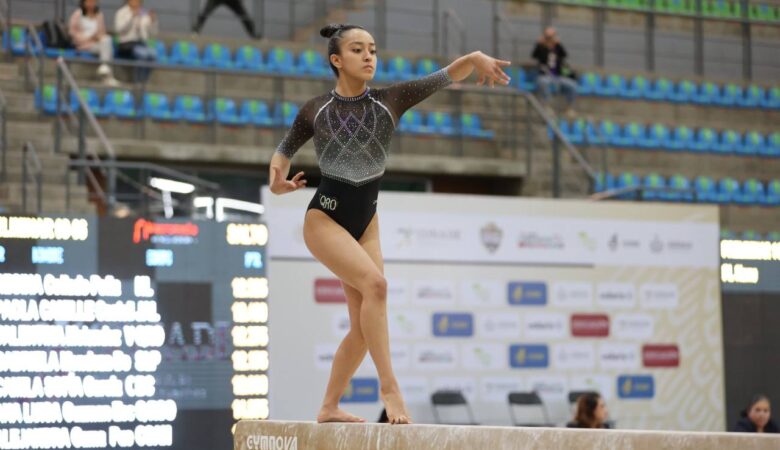 Reafirma la queretana Valentina Meléndez ser gimnasta destacada 