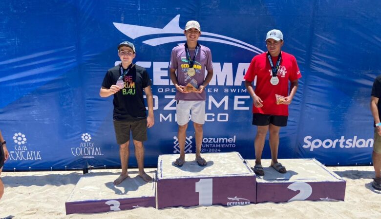 Nadador queretano gana competencia en aguas abiertas