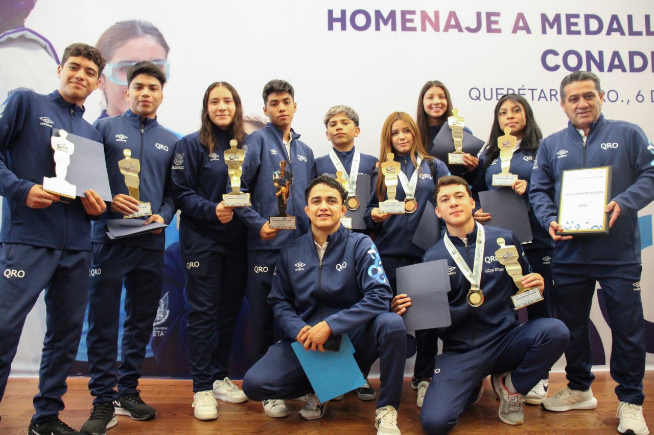 Querétaro rompe su récord de medallas en CONADE 2024